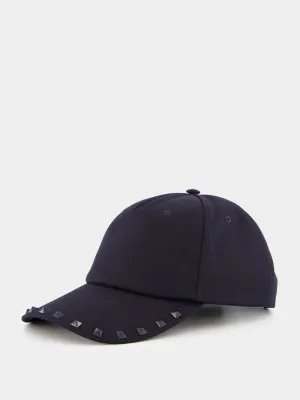 Rockstud Stud Appliqué Cap