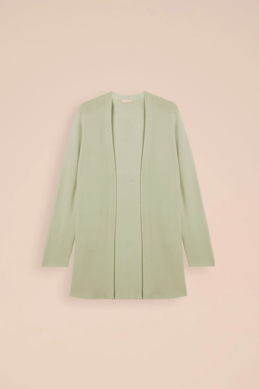 ROMETTA LIGHT GREEN CASHMERE SILK CARDIGAN