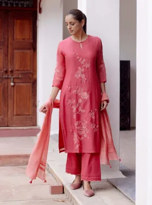 Rosewood applique kurta set