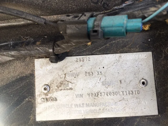 S2740 X5 E53 SAV 3.0d M57N AUTO 2005/03