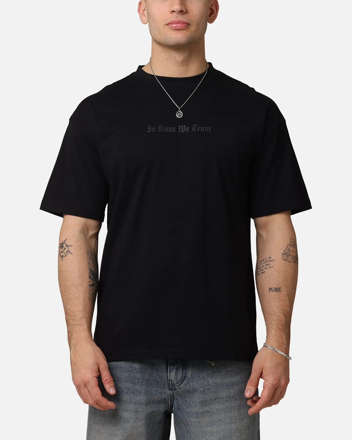Saint Morta Virtues T-Shirt Black