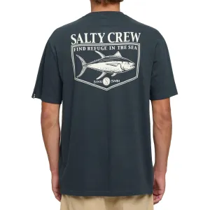SALTY CREW ANGLER STANDARD TEE COAL