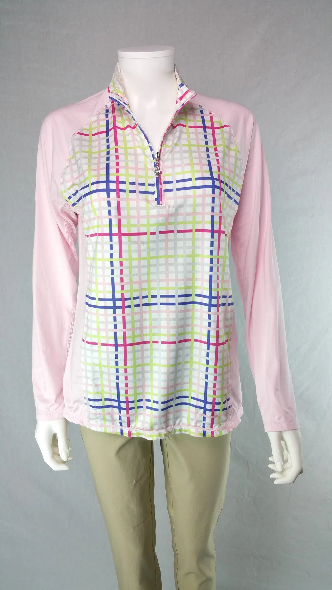 Sansoleil Longsleeve Mock: Newport Multi