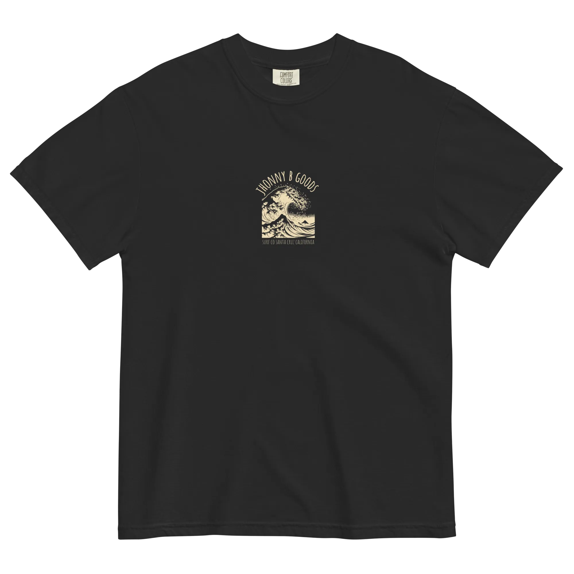 Santa Cruz California Surf Shirt – women's Retro dyed Wave Design heavyweight Tee