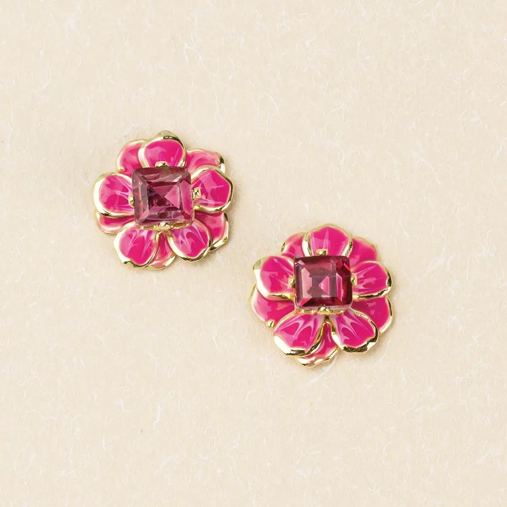 Scout Curated Wears Sparkle & Shine Small Enamel Flower Earrings