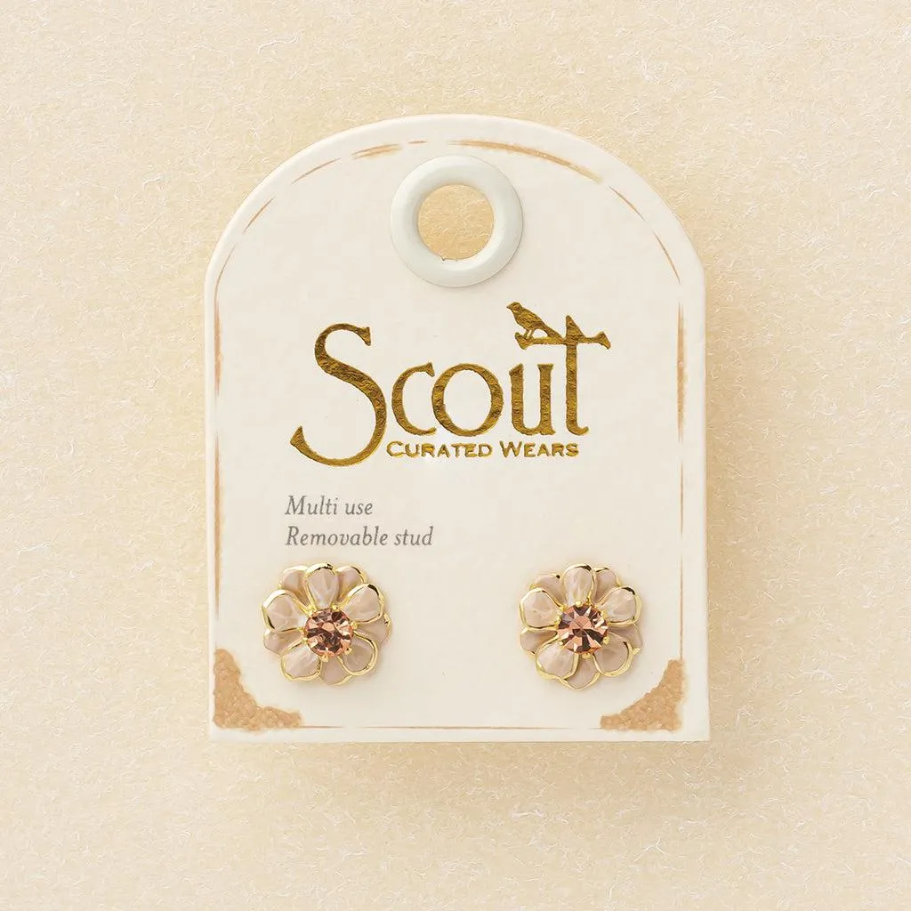 Scout Curated Wears Sparkle & Shine Small Enamel Flower Earrings