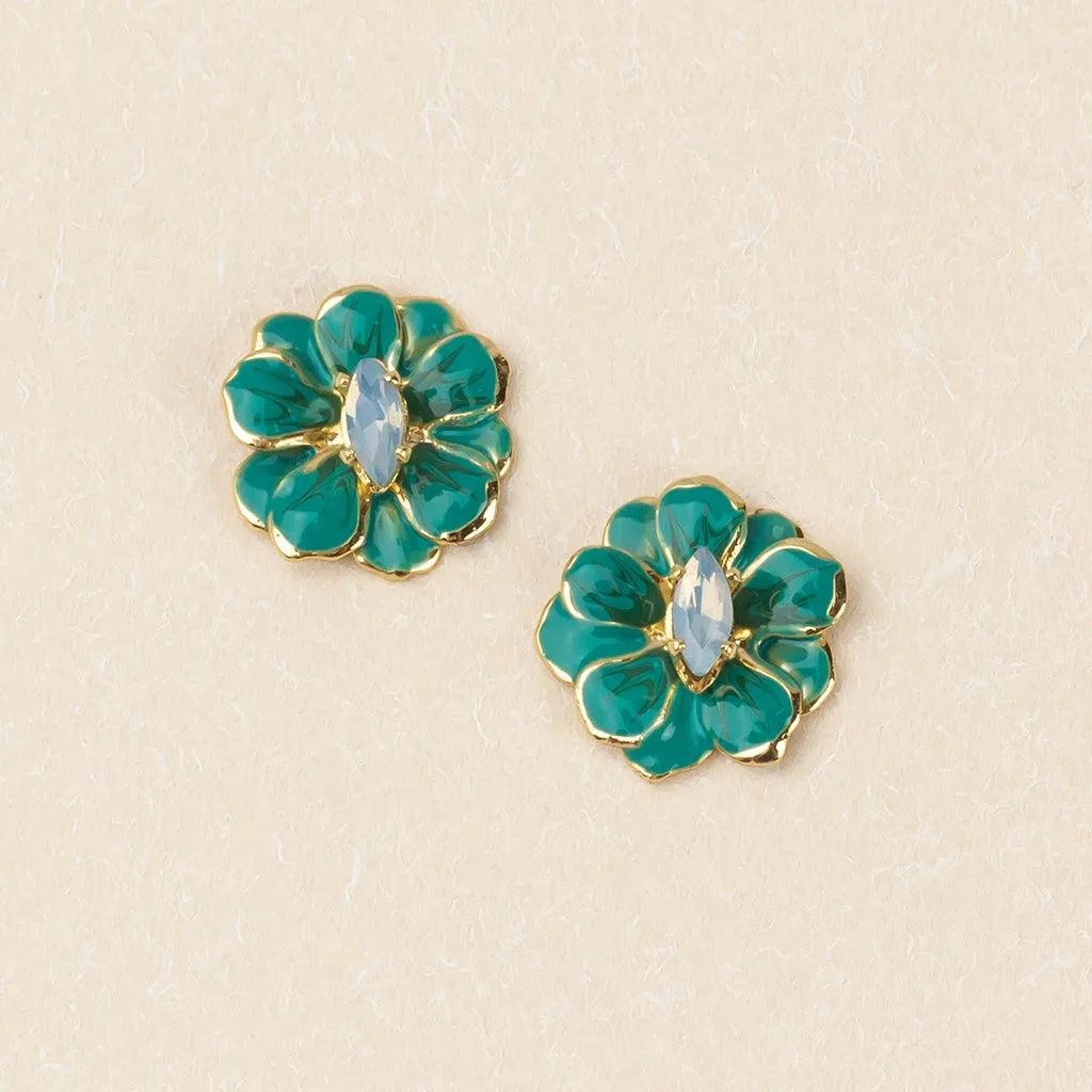 Scout Curated Wears Sparkle & Shine Small Enamel Flower Earrings