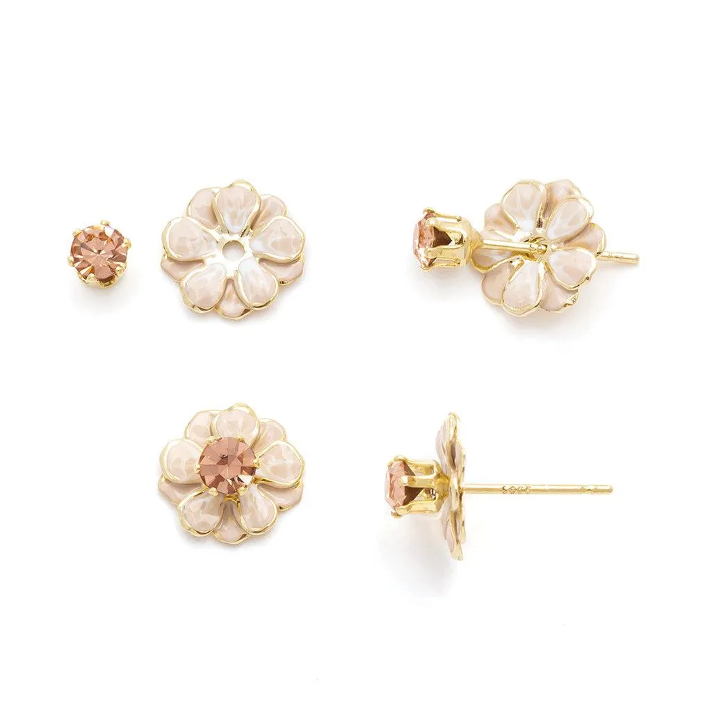 Scout Curated Wears Sparkle & Shine Small Enamel Flower Earrings