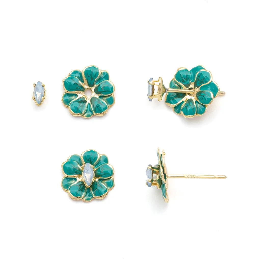 Scout Curated Wears Sparkle & Shine Small Enamel Flower Earrings