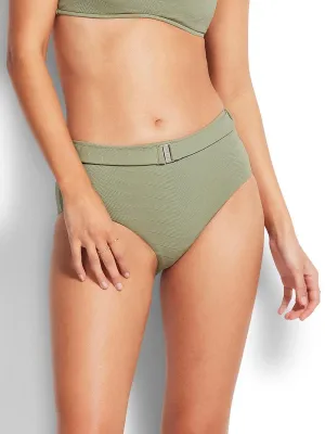 Seaside Soiree Wide Side Retro Bottom In Thyme