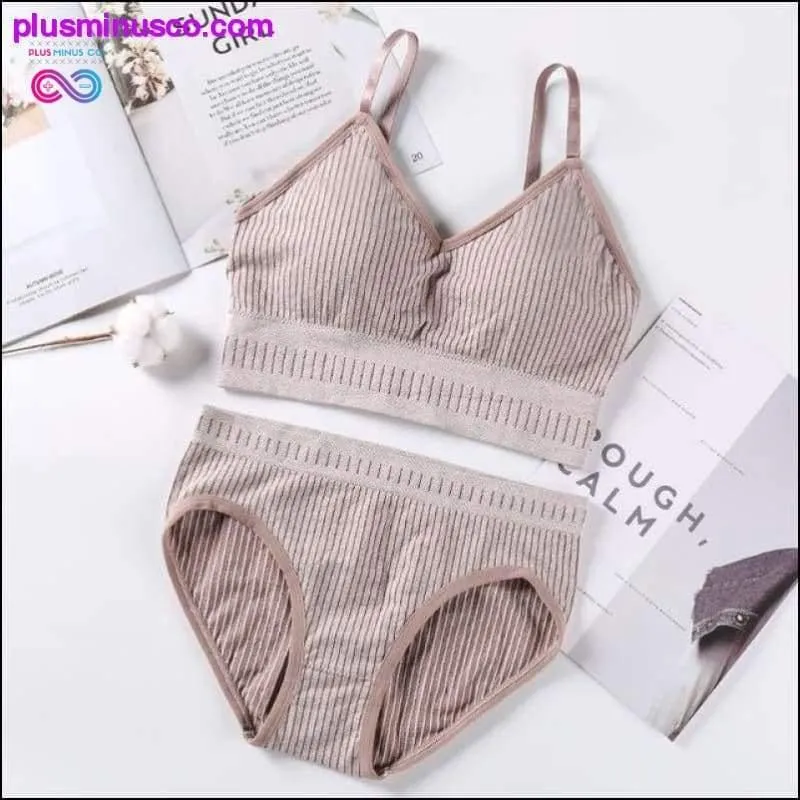 Sexy Women Bra Panties Set Push Up Sports Bra Set Letter