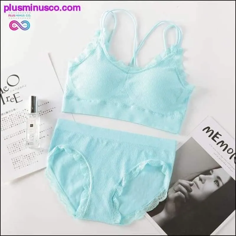 Sexy Women Bra Panties Set Push Up Sports Bra Set Letter