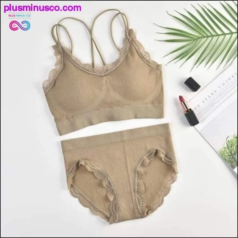 Sexy Women Bra Panties Set Push Up Sports Bra Set Letter