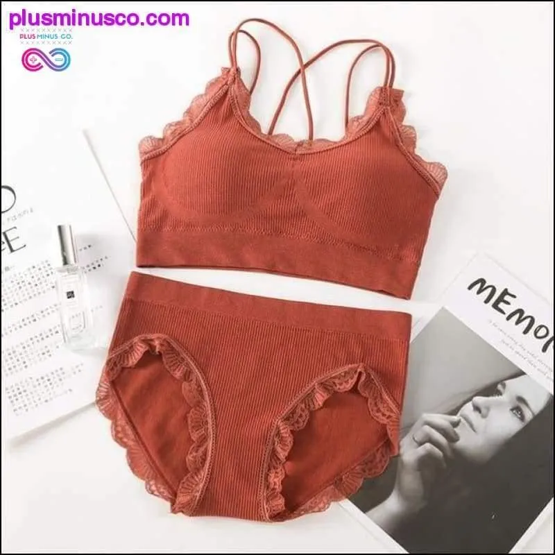 Sexy Women Bra Panties Set Push Up Sports Bra Set Letter