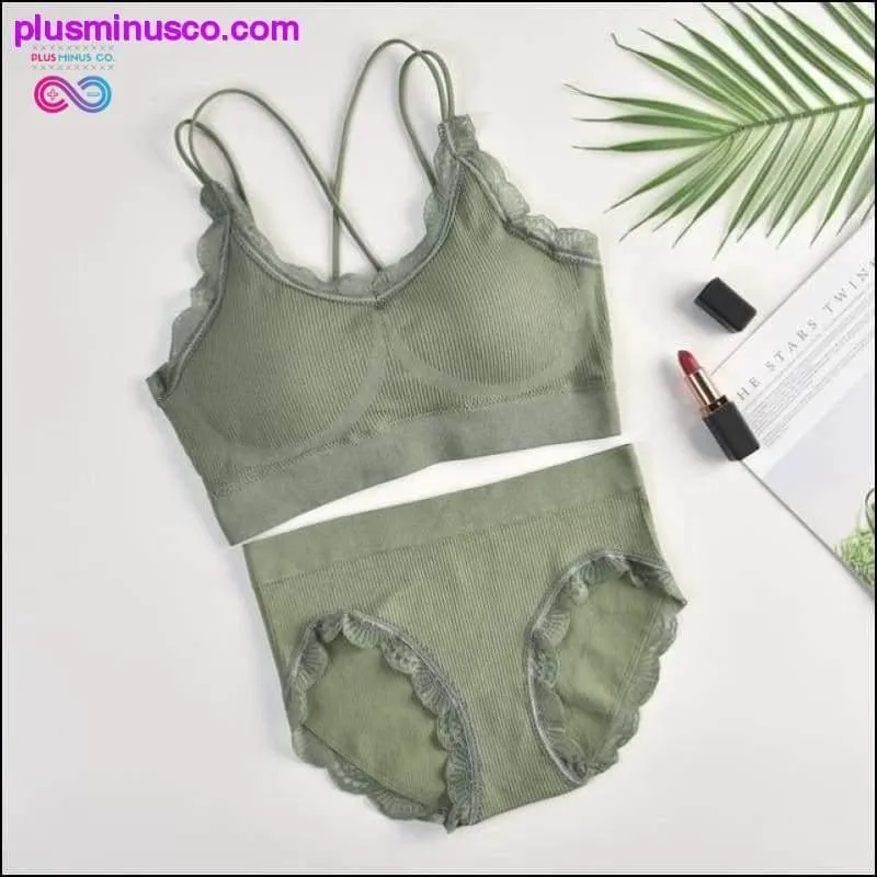 Sexy Women Bra Panties Set Push Up Sports Bra Set Letter