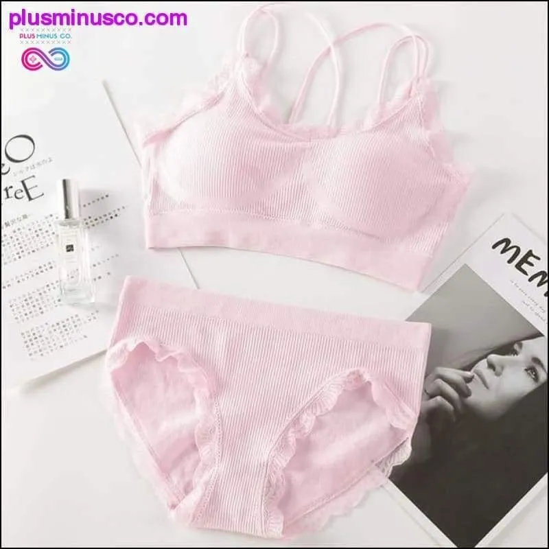 Sexy Women Bra Panties Set Push Up Sports Bra Set Letter