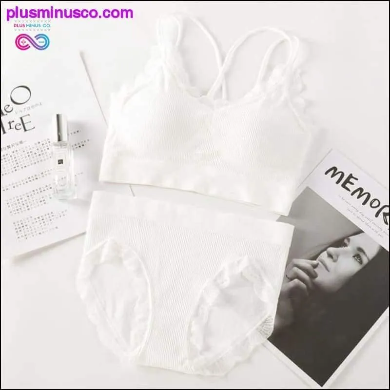 Sexy Women Bra Panties Set Push Up Sports Bra Set Letter