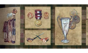 Silver Sports LL65152 Wallpaper Border
