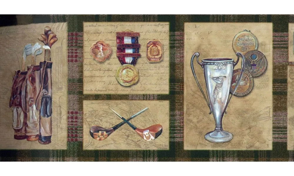Silver Sports LL65152 Wallpaper Border