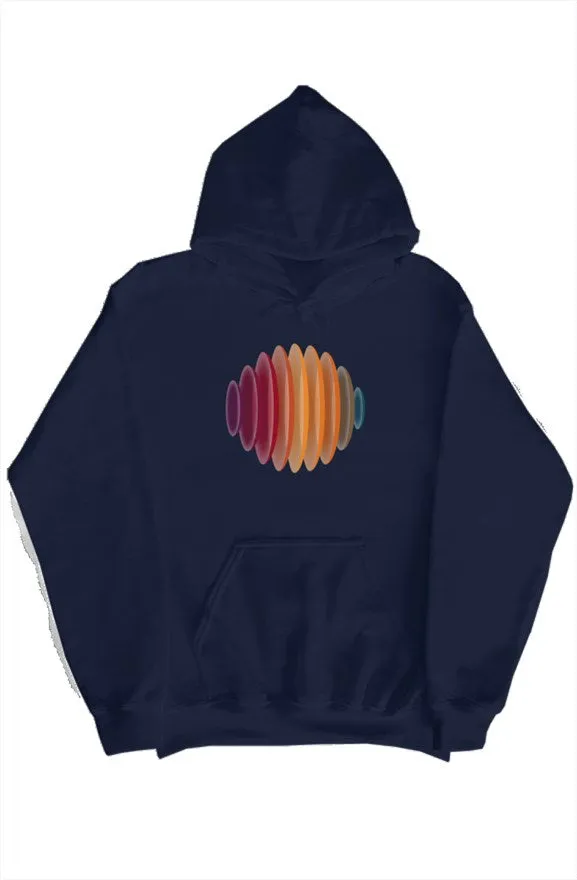 SMF 3D Retro Navy Sunset Hoodie
