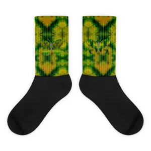 Socks (Unisex)(Butterfly Glade Denizen) RJSTH@Fabric#5 RJSTHW2021 RJS