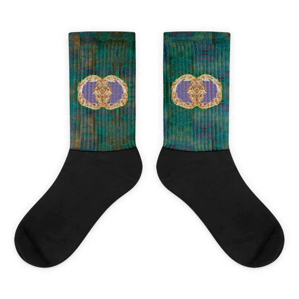 Socks (Unisex)(Ouroboros Smith Butterfly) RJSTH@Fabric#4 RJSTHW2021 RJS