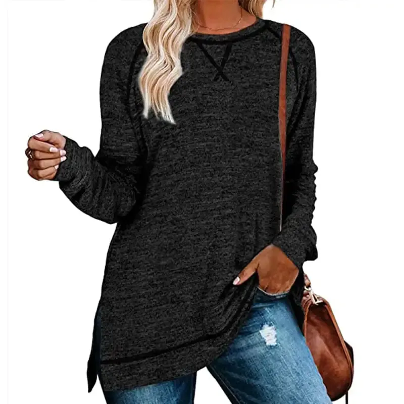 Solid Color Sweater for Women - Autumn/Winter Collection