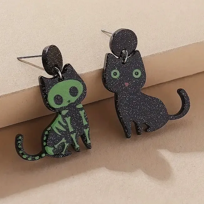 Spooky Kittens Earrings