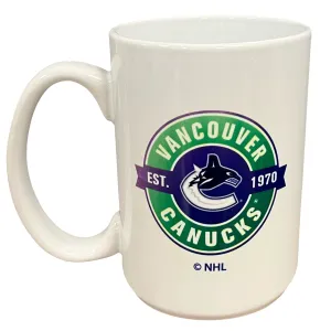 Sports Vault NHL Sublimated Coffee Mug - Vancouver Canucks