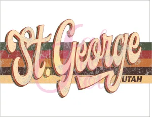 St. George Retro Magnet