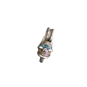 Stop Light Co Single Skull Top and Blue Topaz Eye