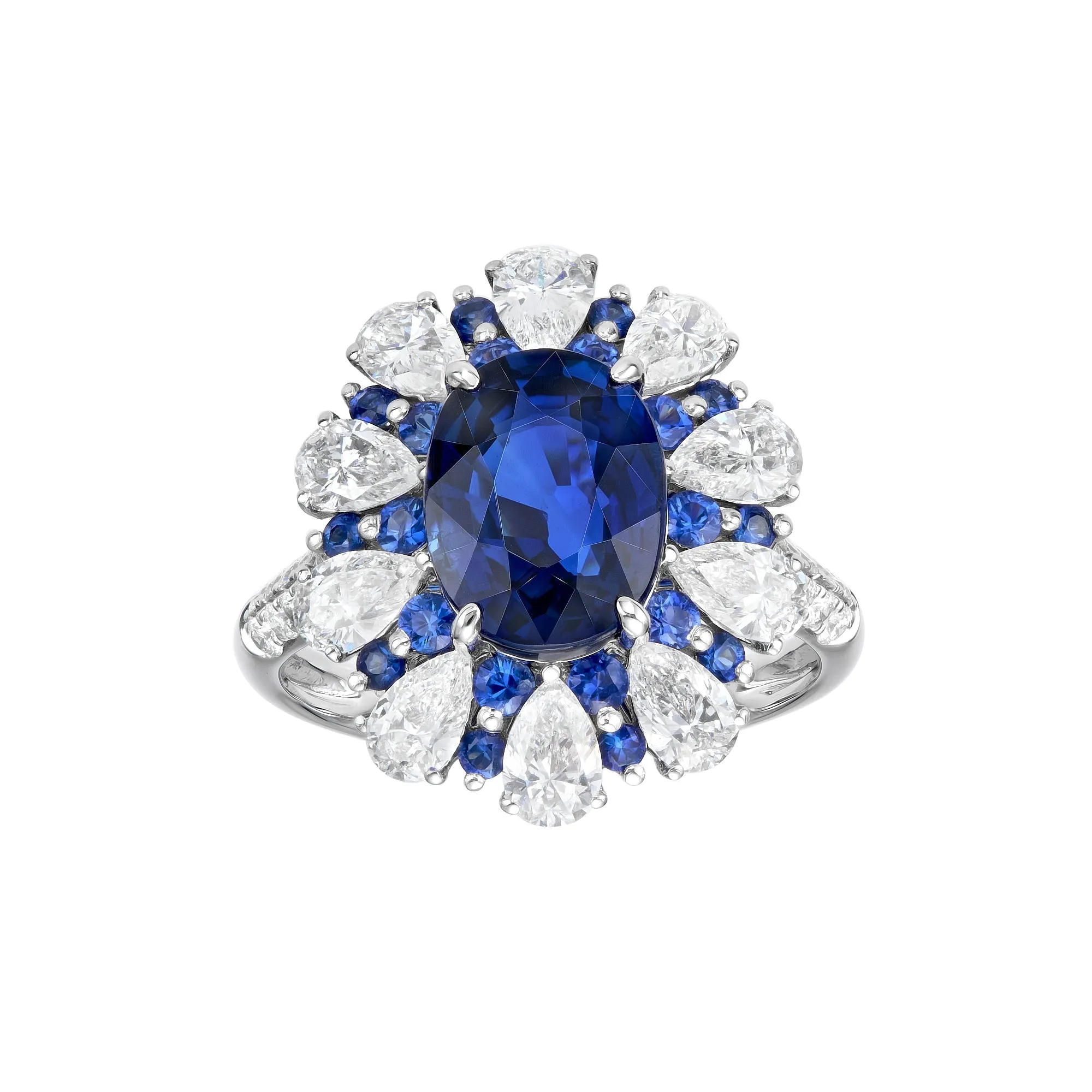 Synfonia Blue Sapphire Cocktail Ring