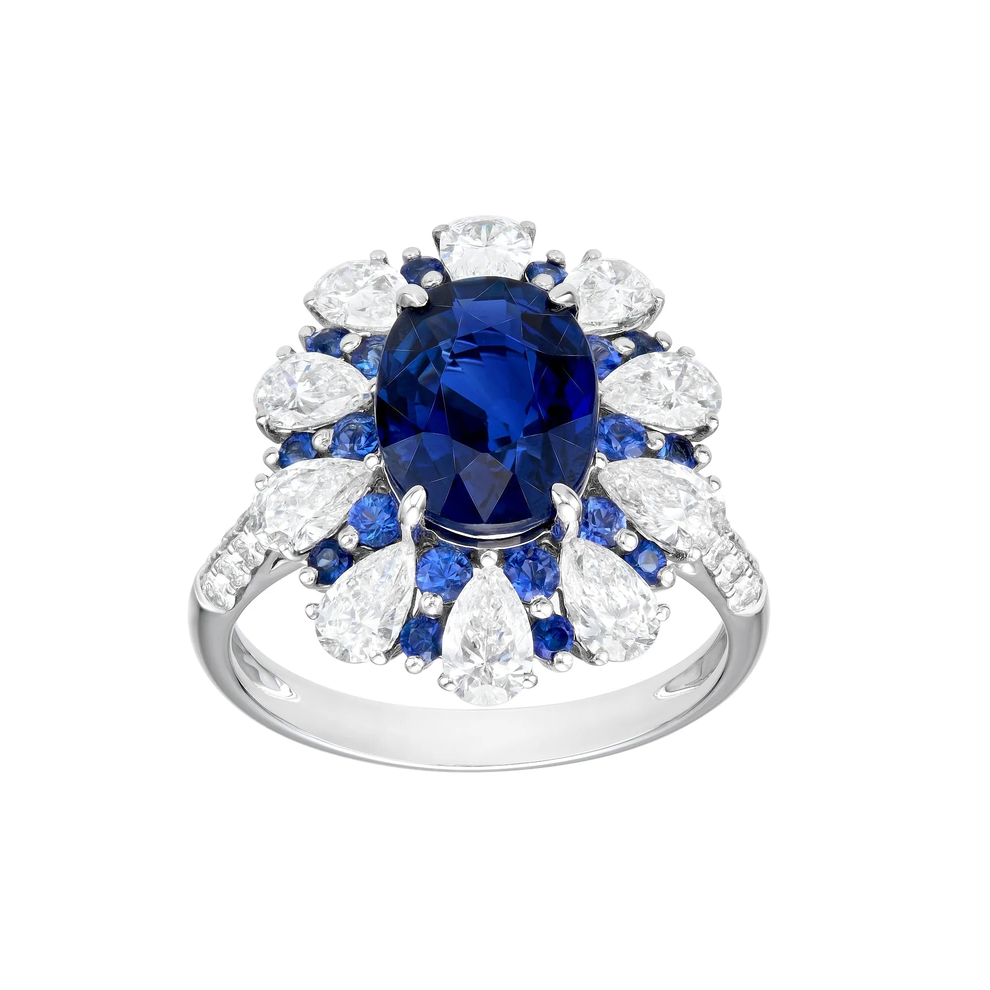 Synfonia Blue Sapphire Cocktail Ring