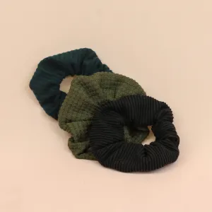 Tealing Cute Textured Scrunchie Pack