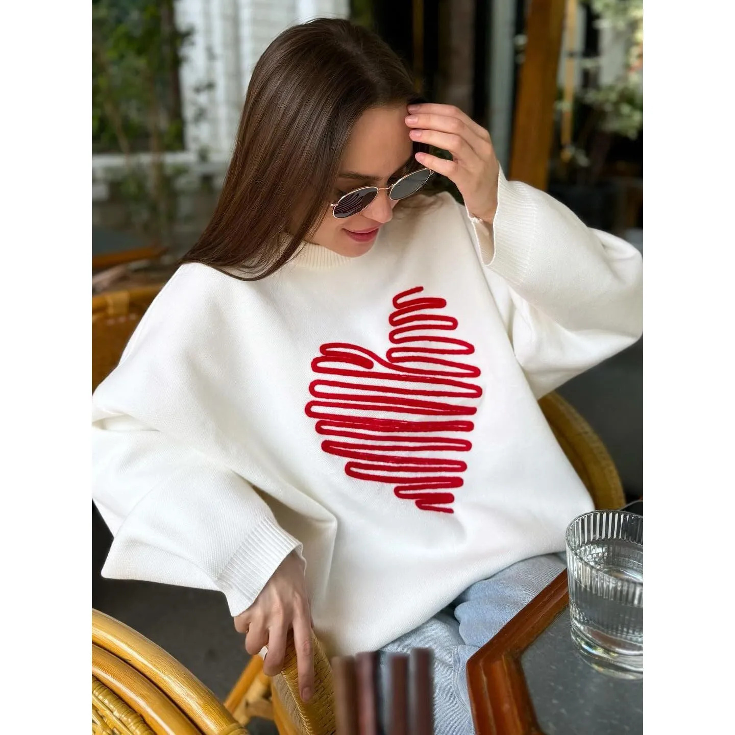 Temperament Streetwear Love Sweater