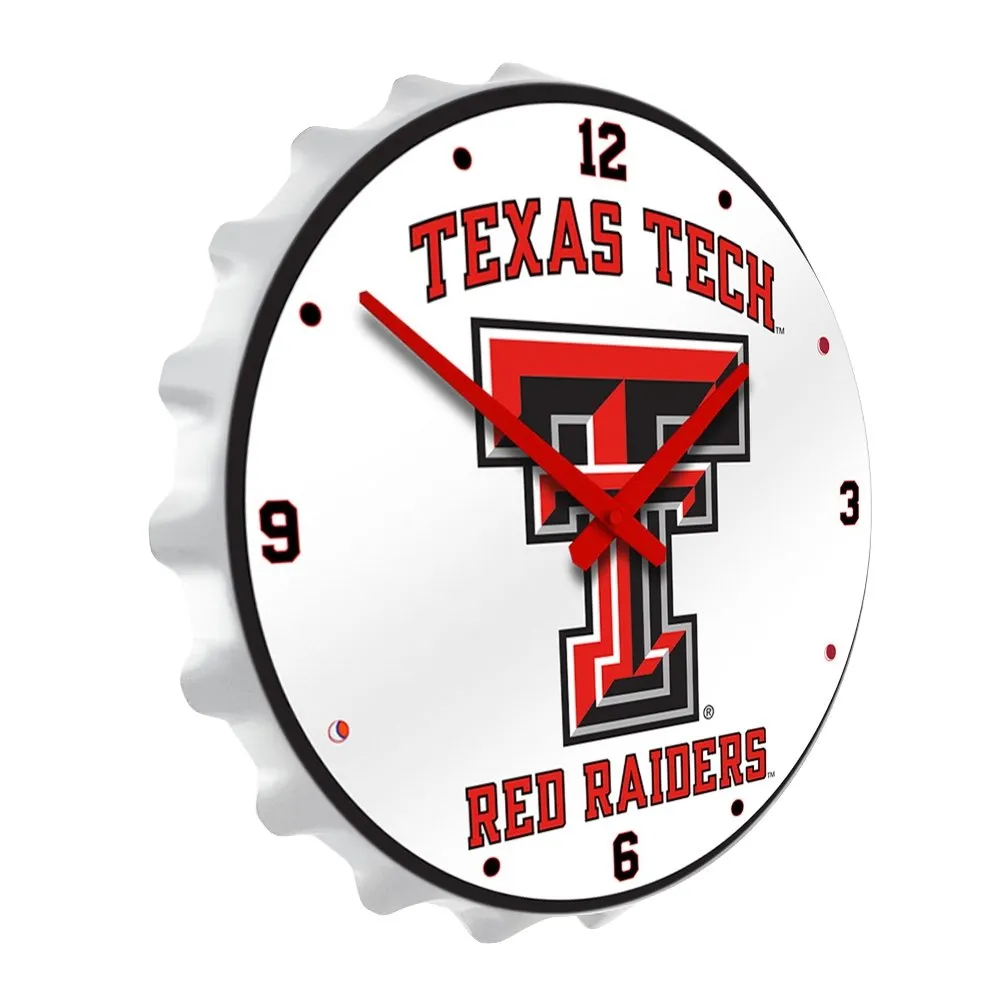 Texas Tech Red Raiders: Bottle Cap Wall Clock