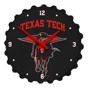 Texas Tech Red Raiders: Masked Rider - Bottle Cap Wall Clock
