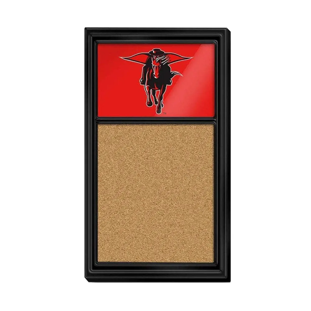 Texas Tech Red Raiders: Masked Rider - Cork Note Board