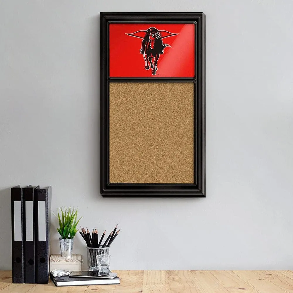 Texas Tech Red Raiders: Masked Rider - Cork Note Board