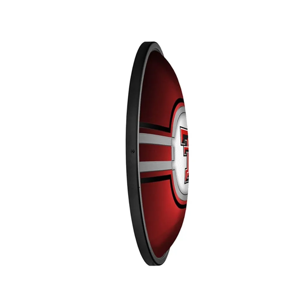 Texas Tech Red Raiders: Oval Slimline Lighted Wall Sign