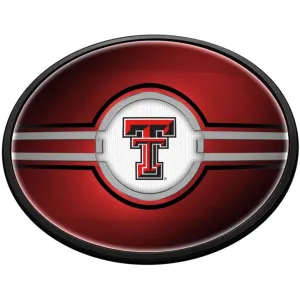 Texas Tech Red Raiders: Oval Slimline Lighted Wall Sign