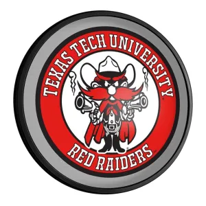 Texas Tech Red Raiders: Raider Red - Round Slimline Lighted Wall Sign