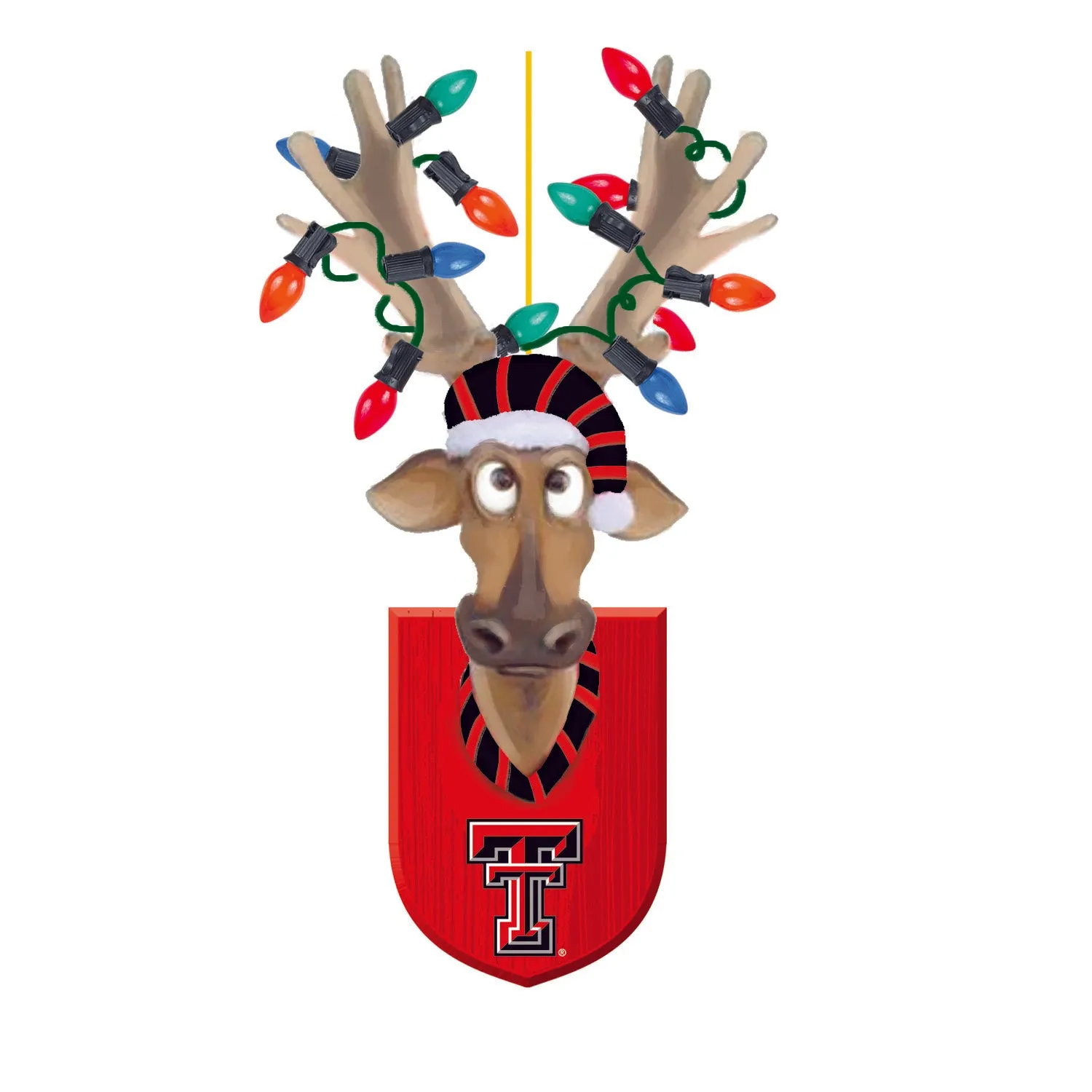 Texas Tech University, Resin Reindeer Orn,3ot963rro