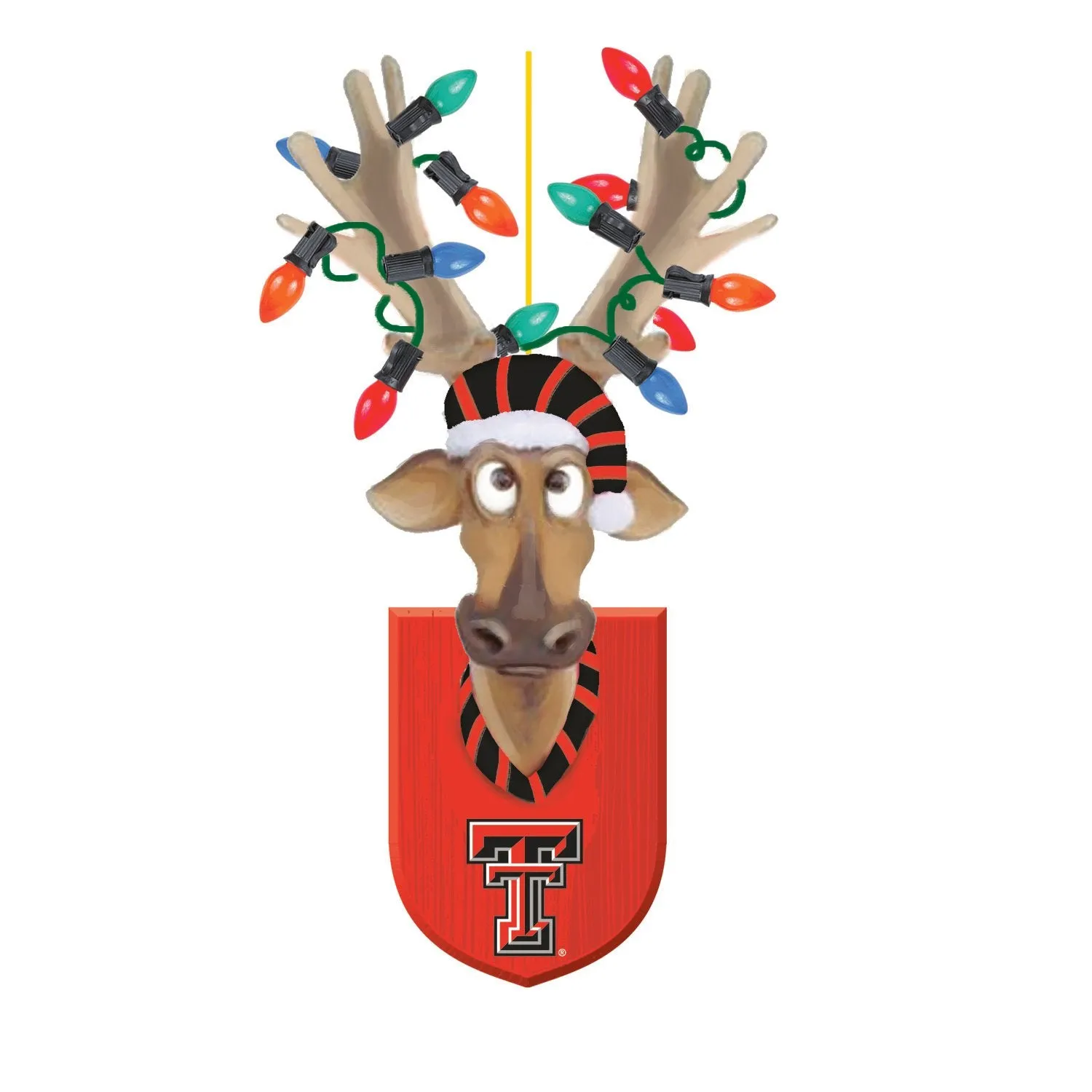 Texas Tech University, Resin Reindeer Orn,3ot963rro