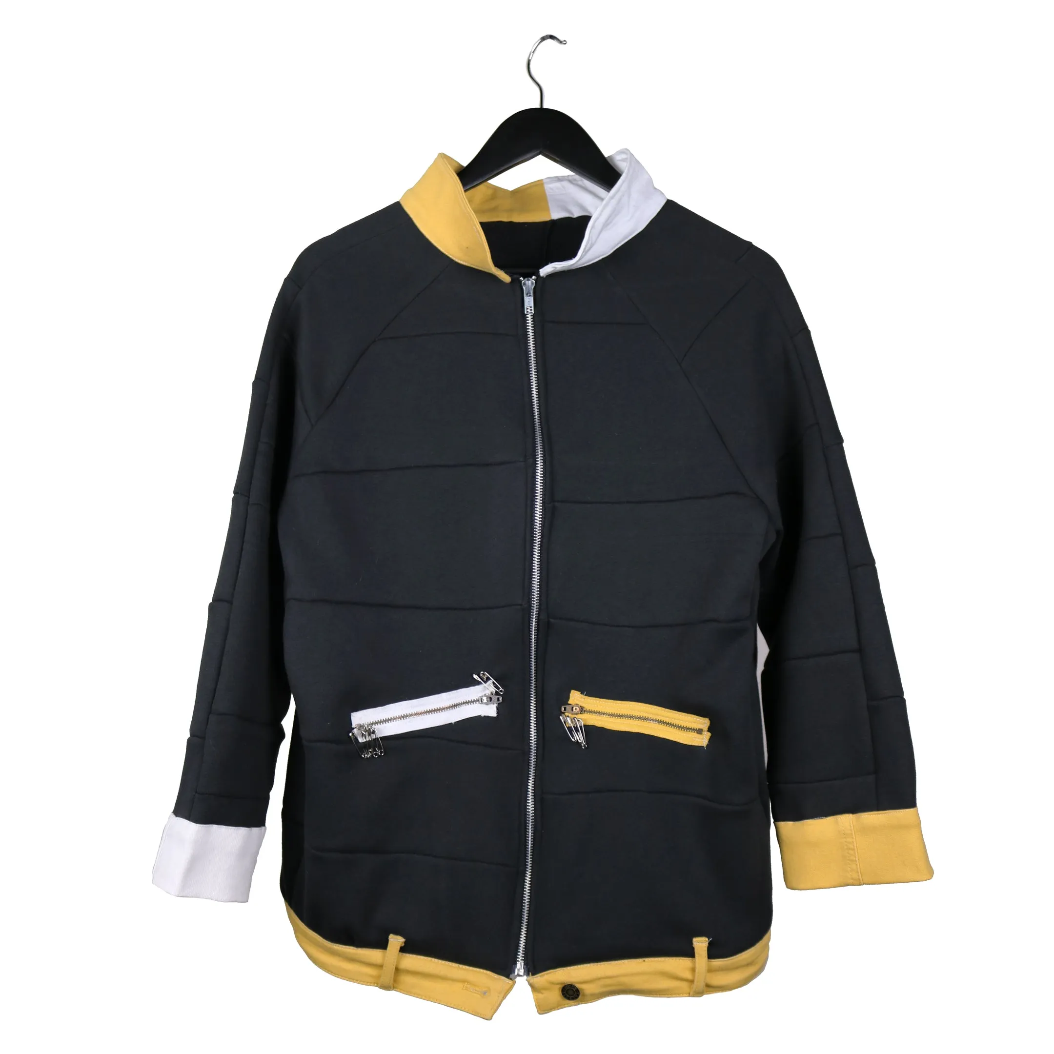 Thank You, Have an Emo Day - Genderless, upcycled sweatshirt bomber jacket