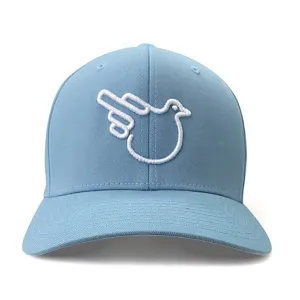 The Carolina Blue Fitted Graphic Hat