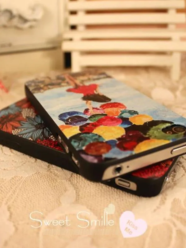 the girl with balloons iphone4/4S/5 cases