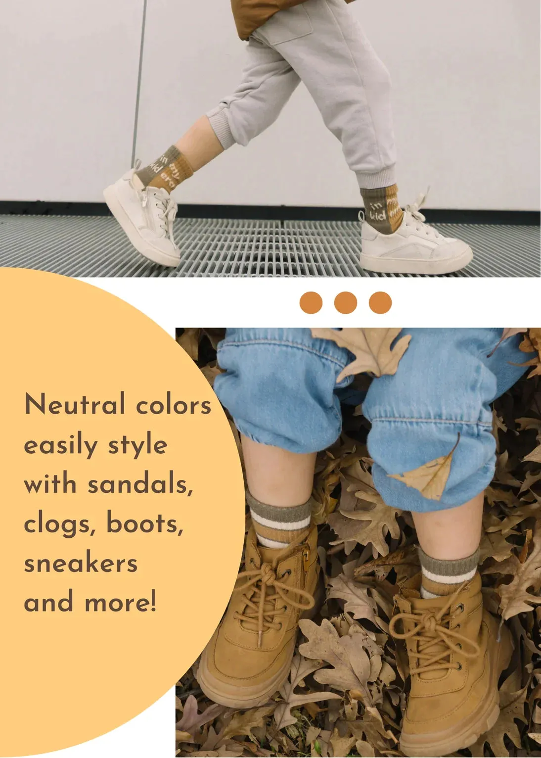 The Retro KID ERA   STRIPE Socks (Pack of 2) - KIDS