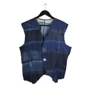 This Ain’t A Scene, It’s An Arms Race- Upcycled Denim Vest