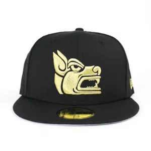 Tijuana Xolos New Era 59Fifty Fitted Hat (Black Gold Gray Under Brim)